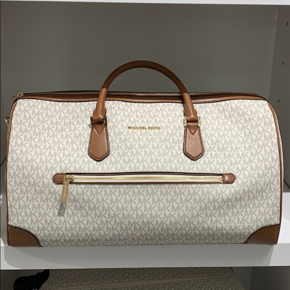 Michael Kors Travel Duffle Vanilla